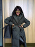 KAKI, long jacket with hood "BEST CHOICE" FC85